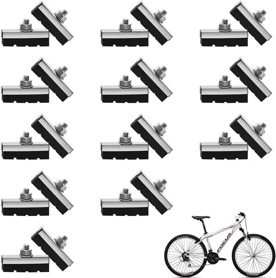 12 Stuks Fietsrem Remschoenen voor Mountainbike en Racefiets