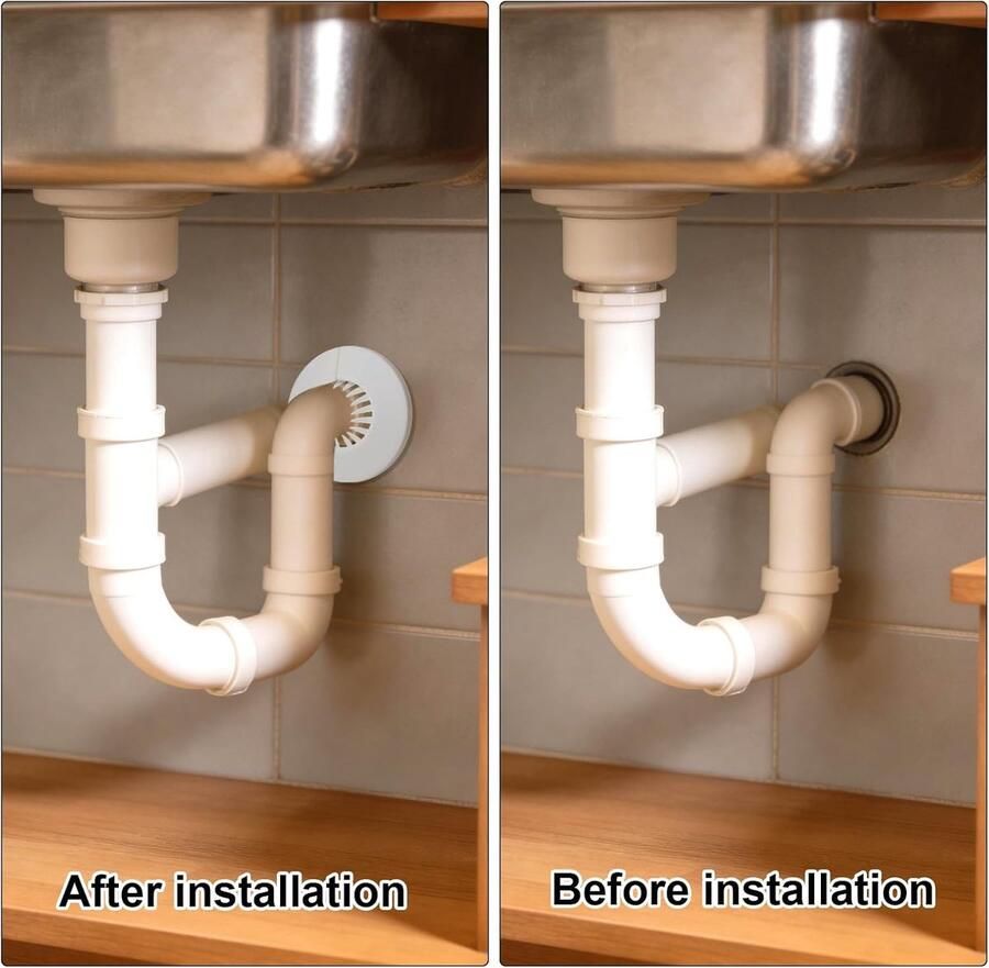 12 stuks universele afdekking van 14 29 mm witte rozetten voor radiatorbuizen radiatorafdekking buisafdekking voor verwarmingsbuizen waterbuizen gasbuizen muur en