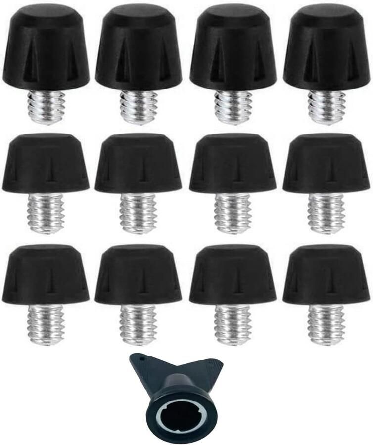 12 Stuks Voetbalschoenen Spikes Vervangende Schroefnails voor en Ideaal voor Sport en Training