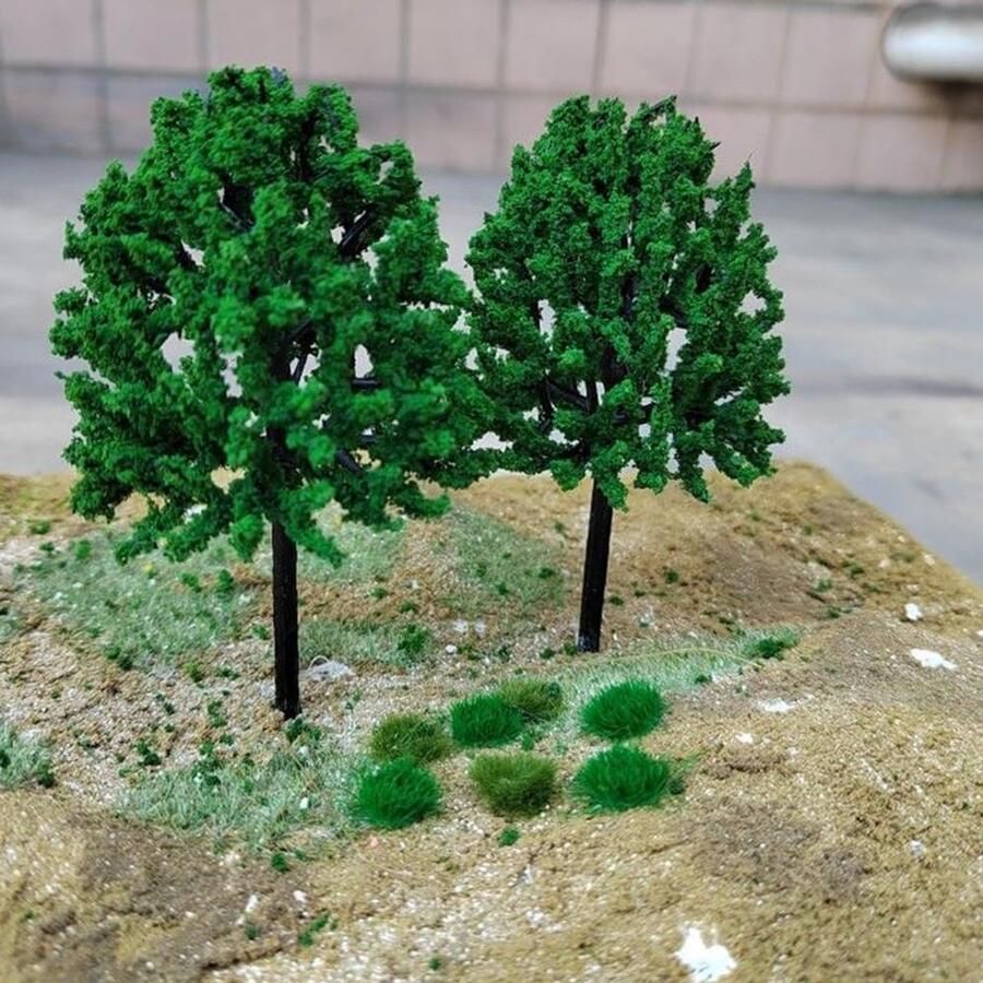 120 Stuks Statisch Gras voor DIY Gaming & Trein Landschap Terrein Model Kit