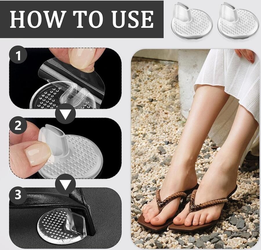 14 paar teenbeschermers flipflop zachte siliconen teenslippers beschermpads voor sandalen en teenriemen transparante flip flop teenbeschermingsset antislip herbruikbaar ideaal voor dames en