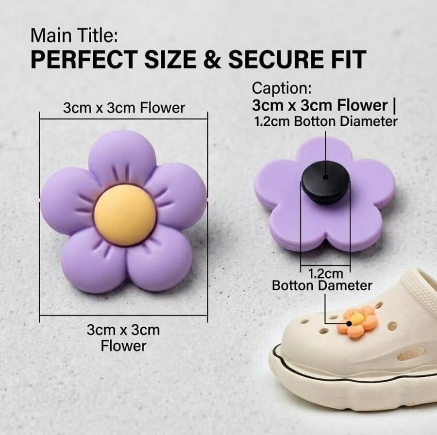 14 Stuks Schattige Bloemen Charms voor Clogs DIY Decoratie voor Dames en Meisjes Perfecte Feestcadeaus en Accessoires