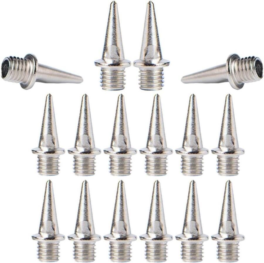 Hardloopschoenen heren: 16 spikes atletiekschoenen met stalen punten professioneel racemodel 12 mm noppen