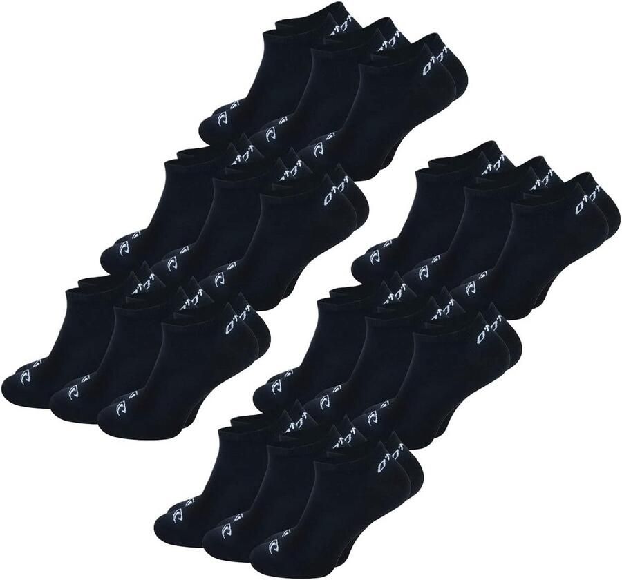 18 Paar Trainingssokken Unisex Katoen Sportsokken Lage Sneaker Sokken