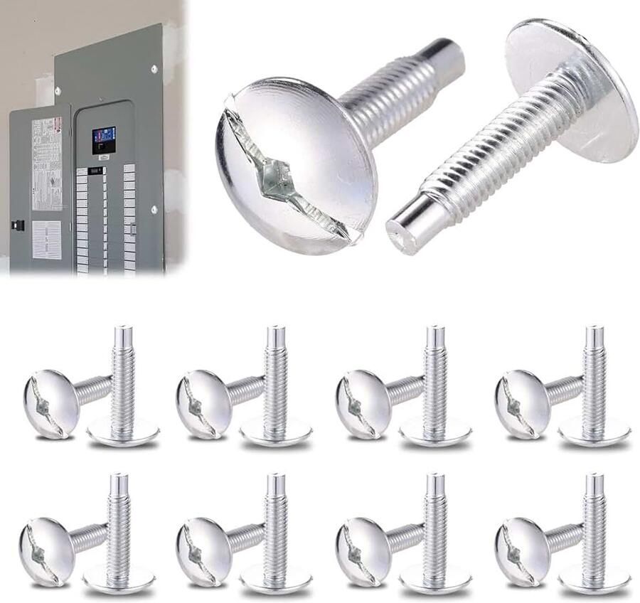 18 Stuks Vervangingsschroeven voor Afdekking Verdeelkast Schroeven voor Elektrische Panelen Compatibel met Square DS106 en Siemens ECTS2 QO & Homeline Murray