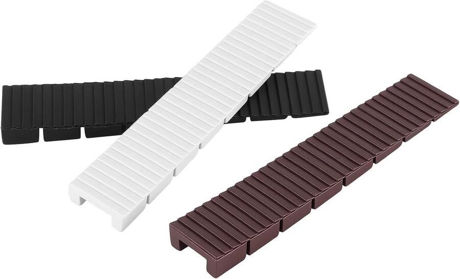 180 stuks meubelwiggen kunststof 98 x 7 8 x 7 8 mm onderlegwiggen compensatiewiggen 3 kleuren instelwiggen nivelleringswiggen voor tafelstoelpoten kast