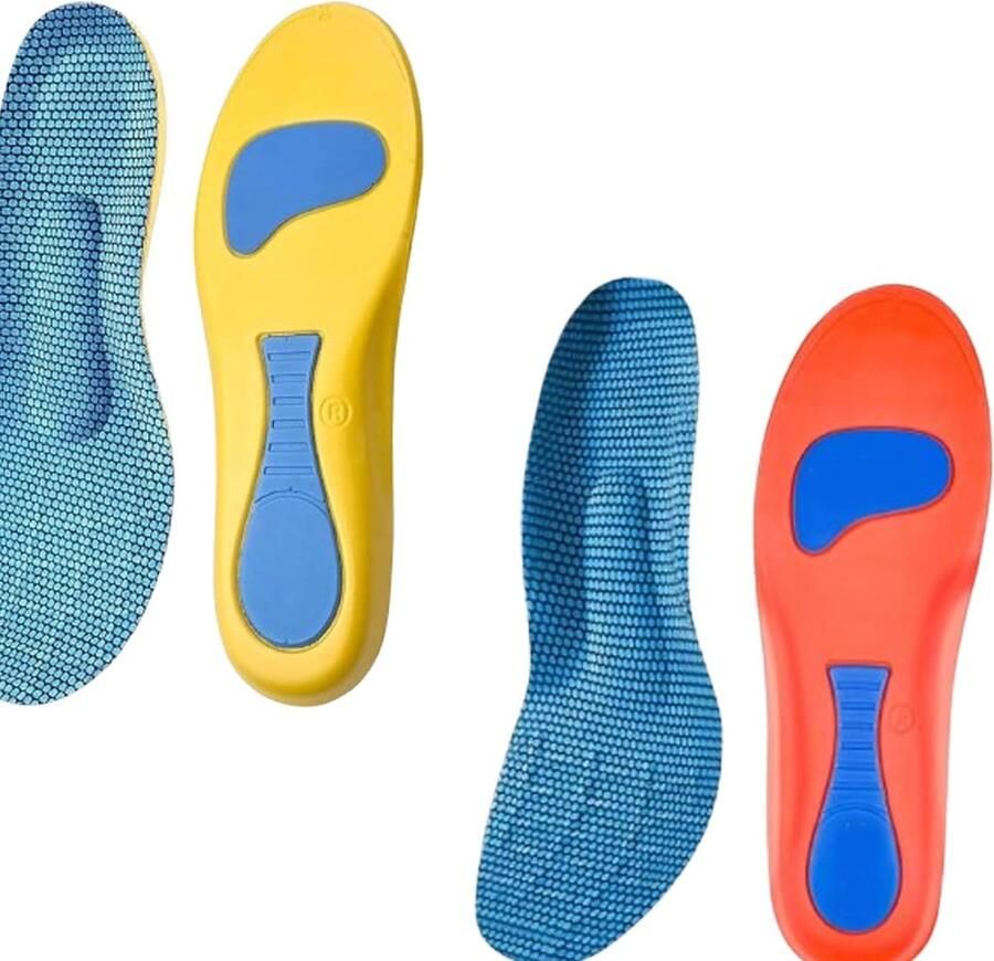 2 comfortabele inlegzolen voor sport plantage-inlegzolen ademende inlegzolen voor fasciitis ondersteuning van de voetboog voor de meeste schoenen