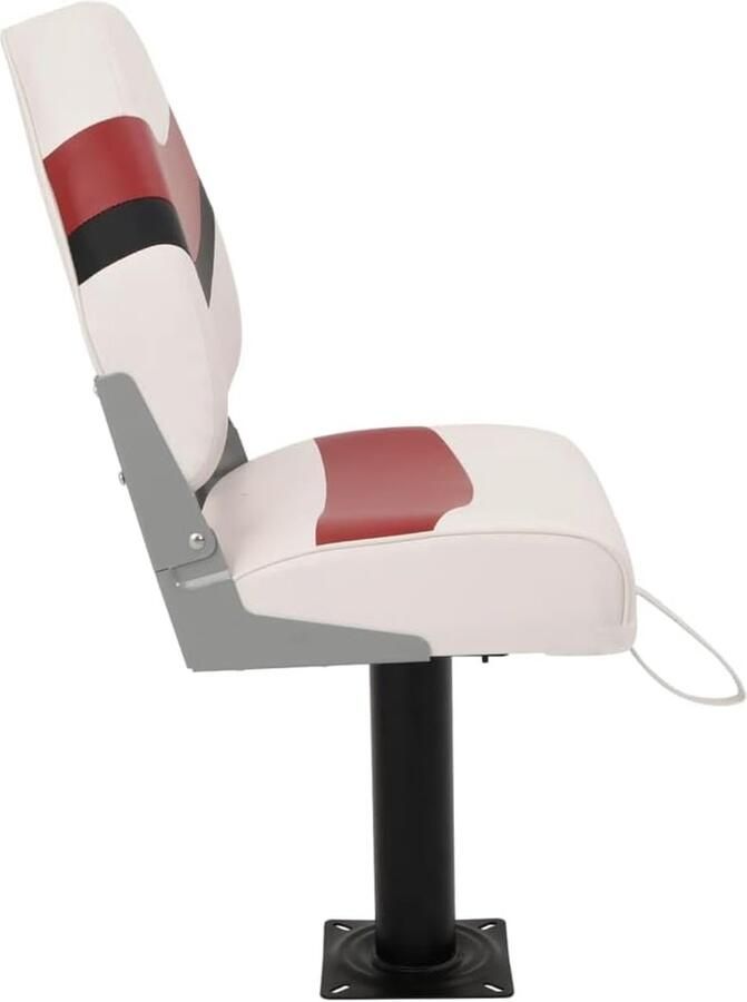 2-delige bootstoelset inklapbaar. Hoge rugleuning PVC & PU