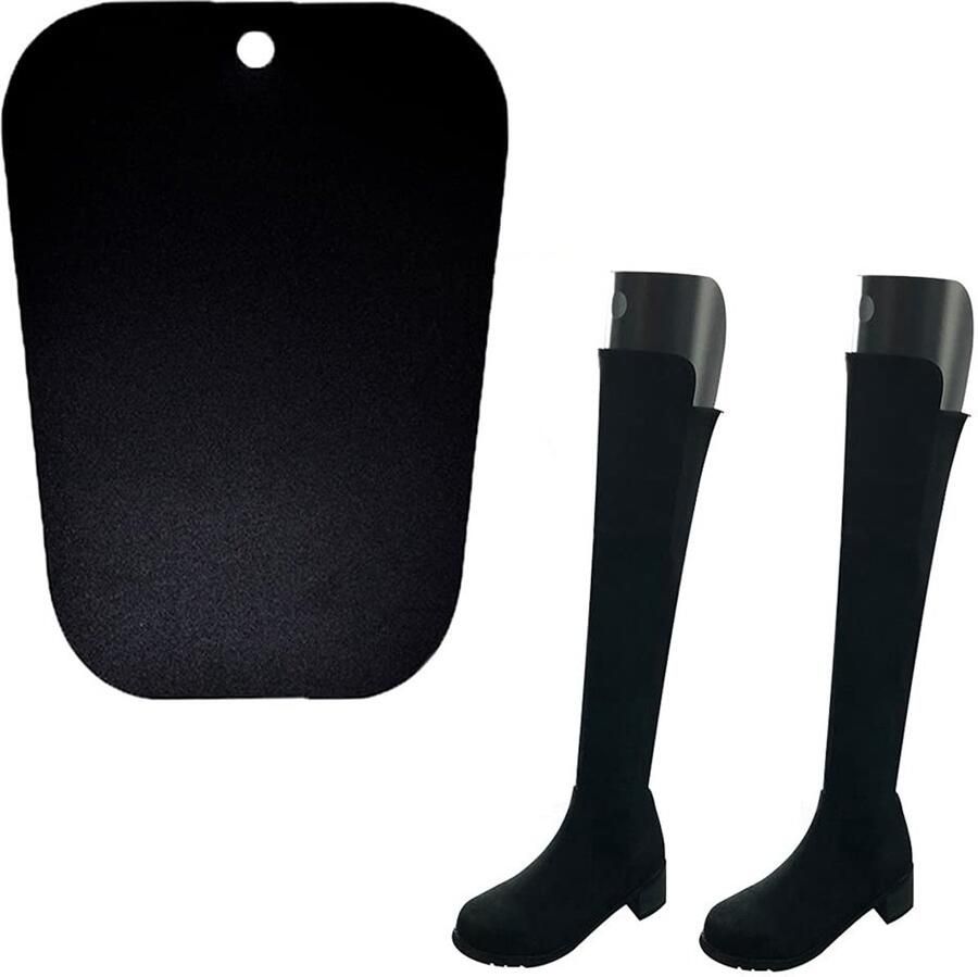 2 Paar (4 stuks) Boot Shapers Zwart Ondersteuning voor Hoge Laarzen Voorkomt Vouwvorming en Behoudt Vorm Geschikt voor n en