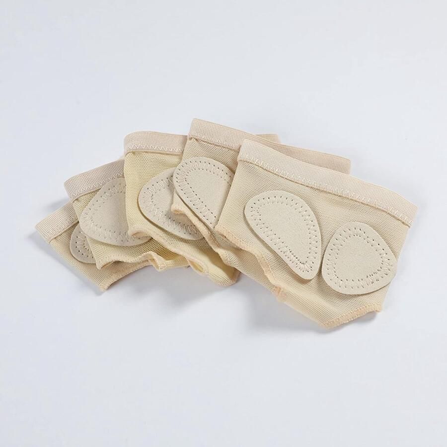 2 paar anti-slip voetpads buiksokken dans poot oefenschoenen voet teenkappen teenbescherming schoenen lage zool pootbeschermer schoenen voetstring ballet voor vrouwen ballet