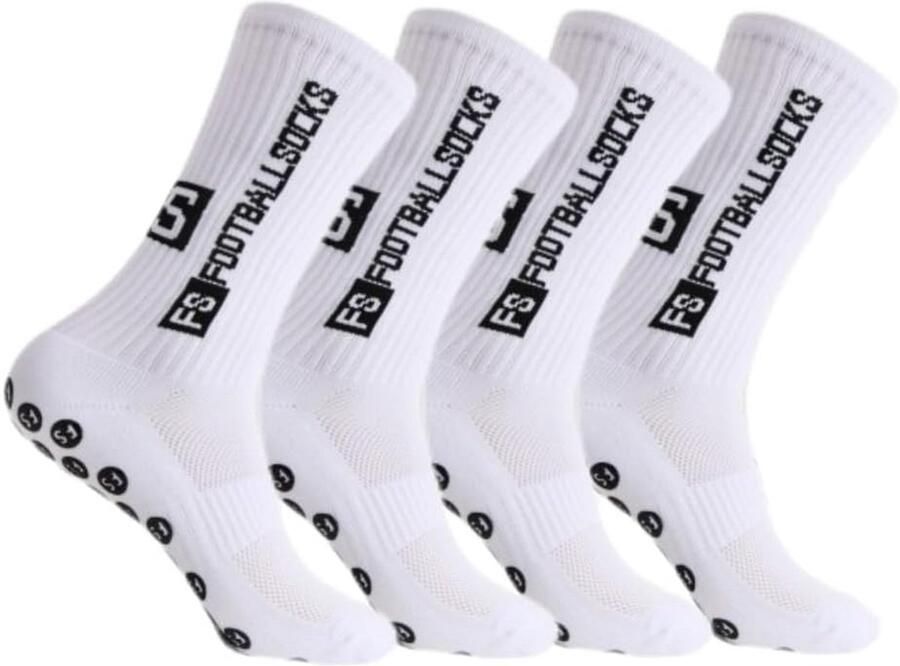 2 Paar Antislip Sportsokken Halfhoog Ade d voor en Uniseks