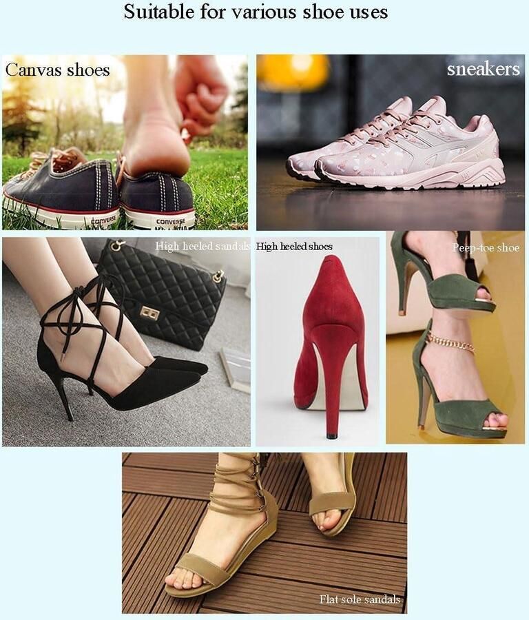 2 paar dames middenvoet- en voorvoetkussens voor sandalen onzichtbare sokken met hoge hak