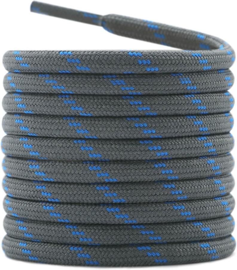 2 Paar Dikke Ronde Schoenveters voor Wandelschoenen Klimschoenen en Laarzen Antislip