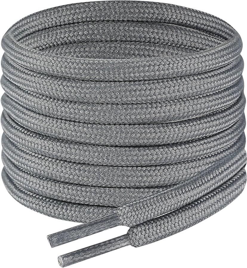 2 Paar Extra Sterke Ronde Schoenveters voor Werkschoenen Wandelschoenen en Sneakers