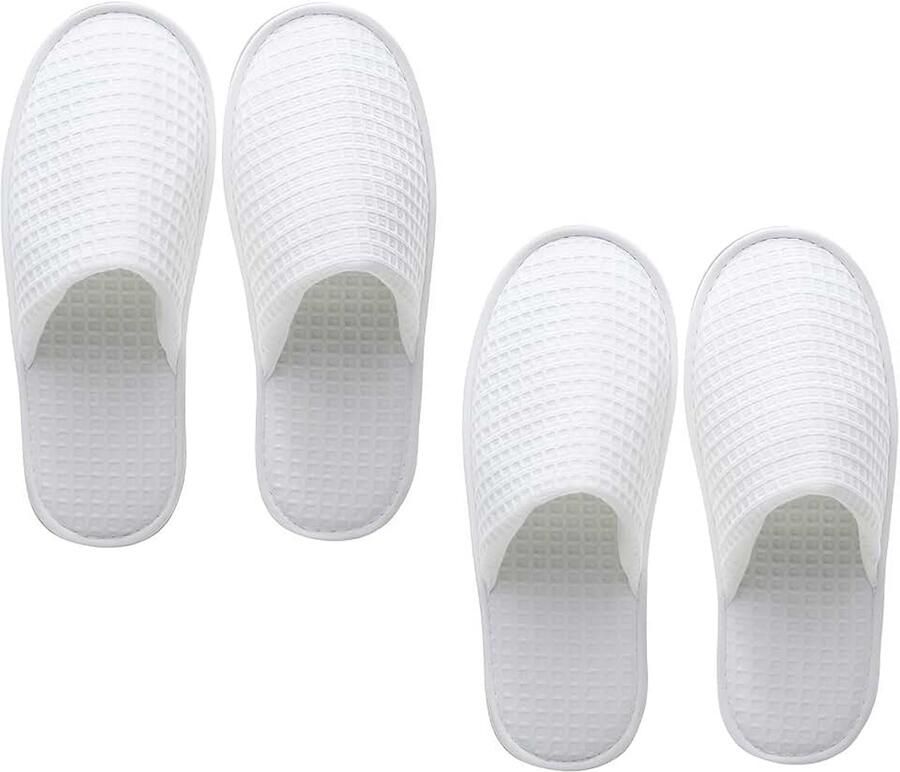 2 paar gesloten teen spa slippers hotelgast voor feest en reizen