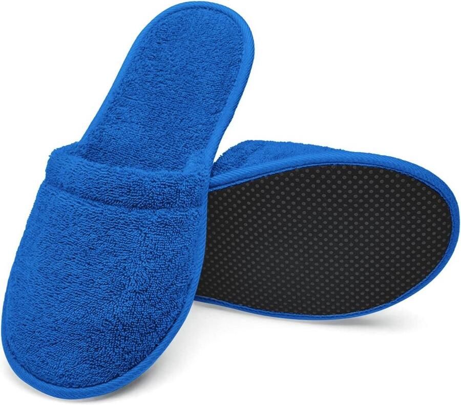 Comfortabele Katoenen Badslippers Uniseks Antislip voor Thuis en Reizen