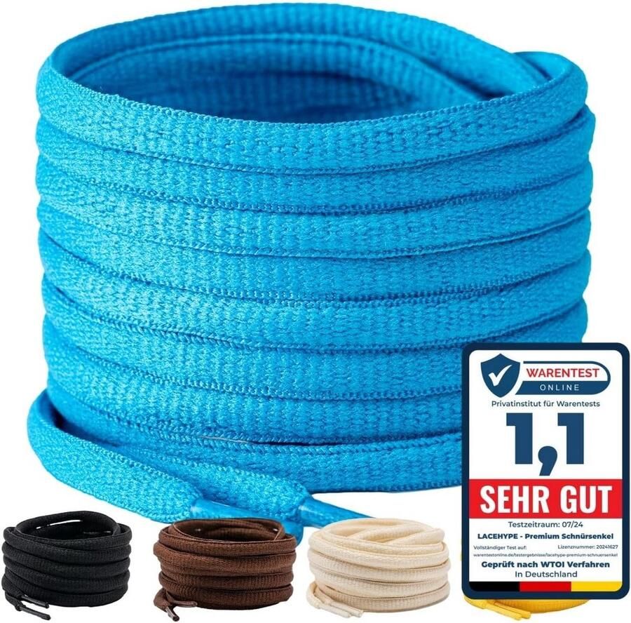 2 Paar Ovale Scheurvaste Schoenveters voor Sneakers en Sportschoenen