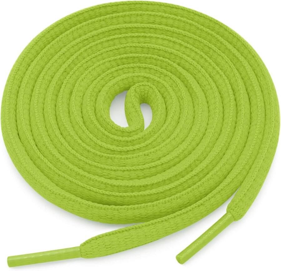 2 Paar Ovale Sportschoenveters Duurzaam en Rond voor Sneakers en Hardloopschoenen