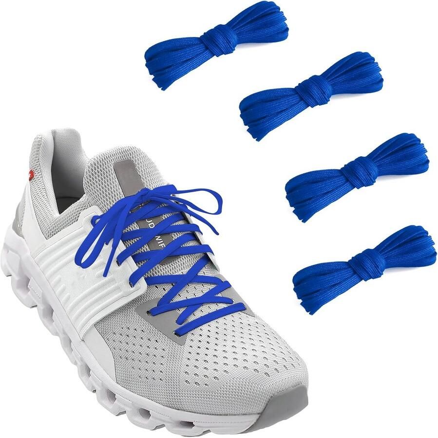 2 Paar Platte Dunne Schoenveters voor Sport- en Casual Schoenen