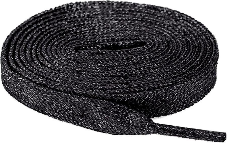 2 Paar Platte Glitter Schoenlinten 10mm Breed voor Sneakers en Sportschoenen