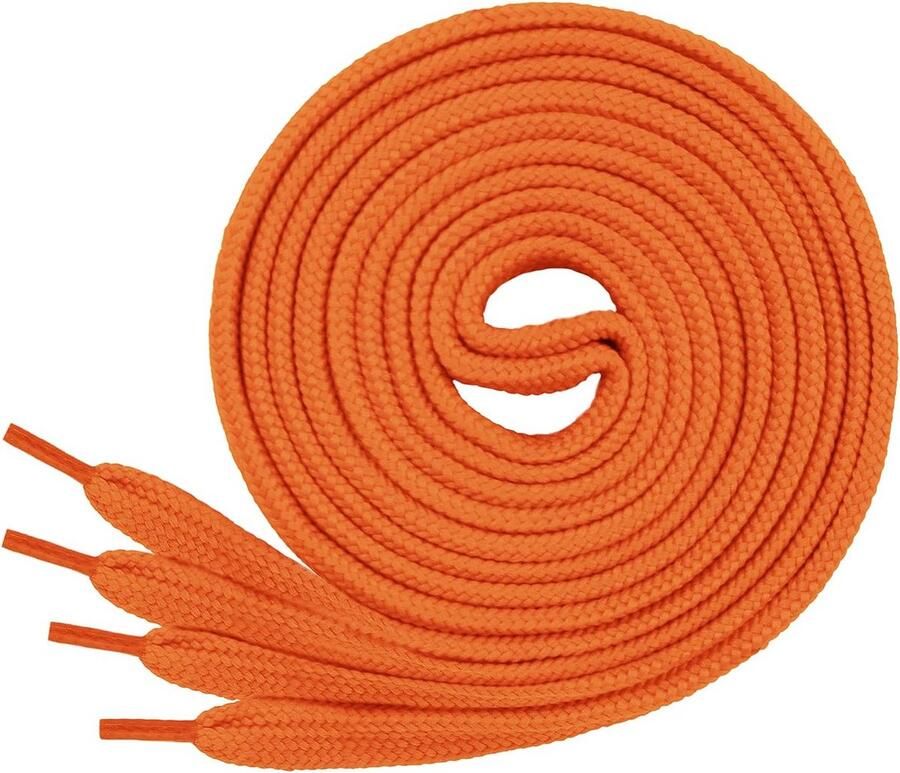 2 Paar Platte Schoenveters Polyester 12mm Breed voor Sneakers Sportschoenen Hardloopschoenen (70
