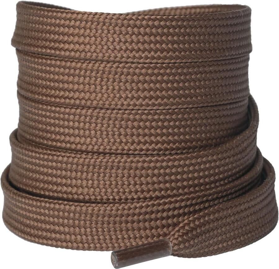 2 Paar Platte Schoenveters 10mm Breed voor Sneakers en Sportschoenen Verkrijgbaar in Lengtes