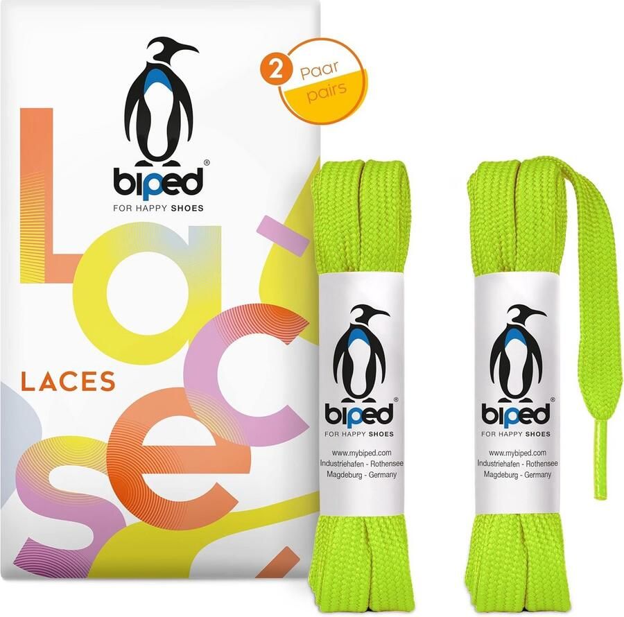 2 Paar Platte Schoenveters Polyester 10mm Breed Scheurvast en Wasbaar voor Sneakers en Sportschoenen