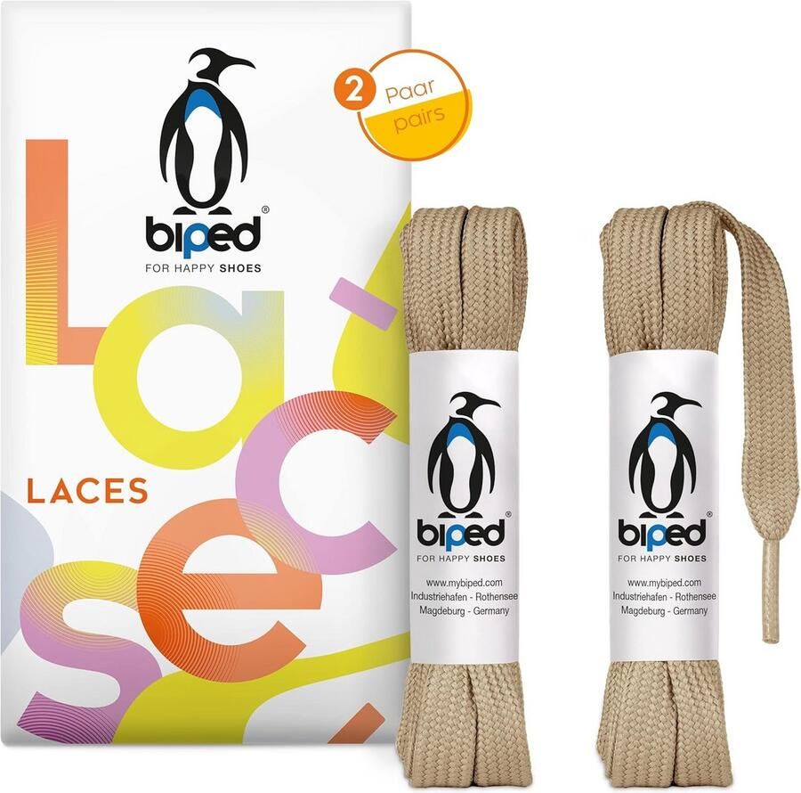 2 Paar Platte Schoenveters Polyester 10mm Breed voor Sneakers Sportschoenen en Laarzen Scheurvast en Wasbaar