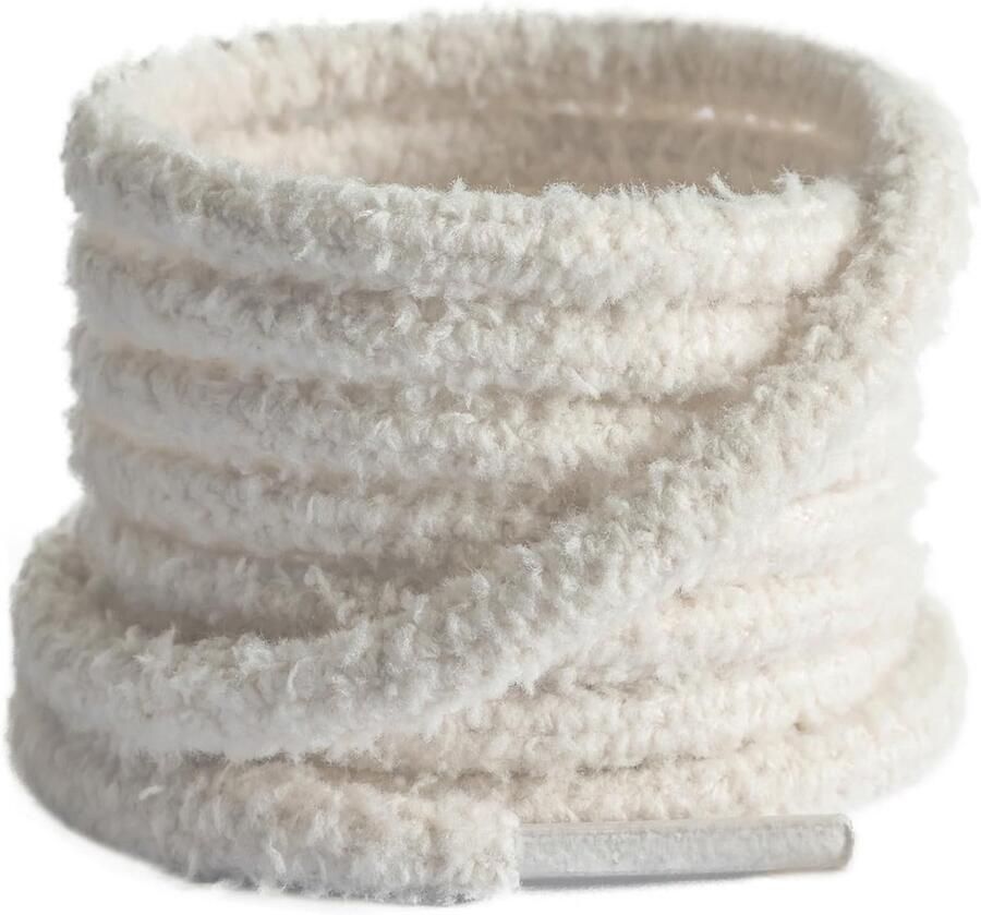 2 Paar Pluizige en Zachte Schoenveters voor Sneakers en Sportschoenen