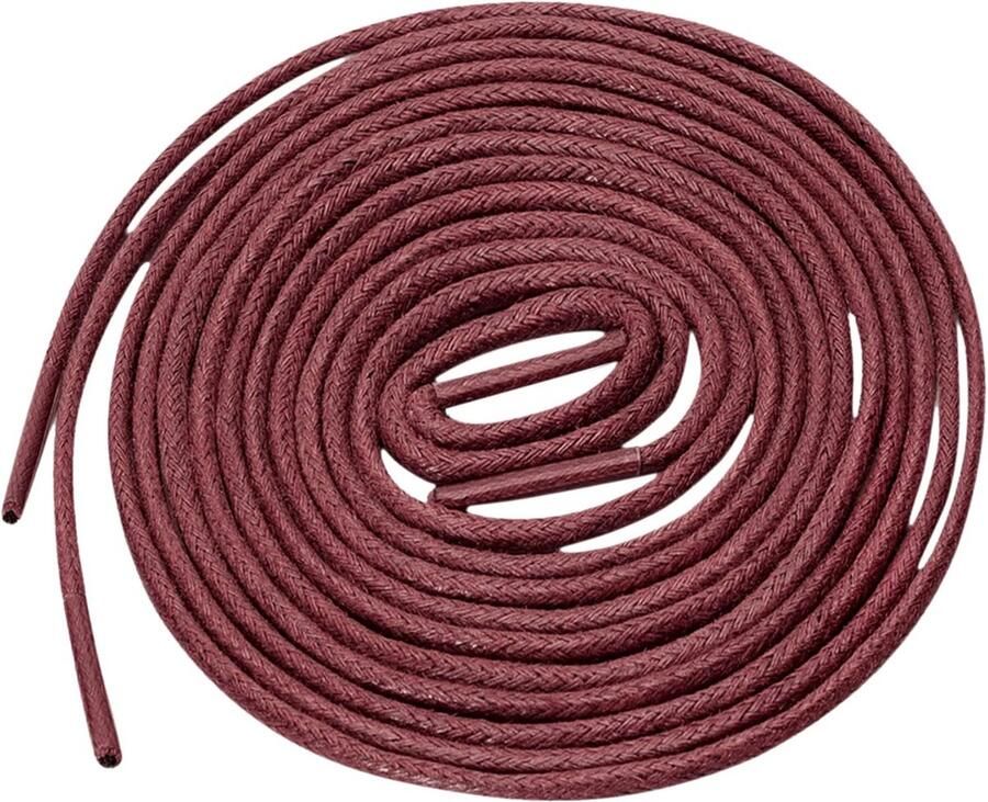 Gewaxte ronde schoenveters 2 paar kleuren 60- katoen voor Oxford dress laarzen