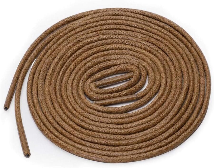 2 Paar Ronde Gewaxte Schoenenveters Oxford Kleur