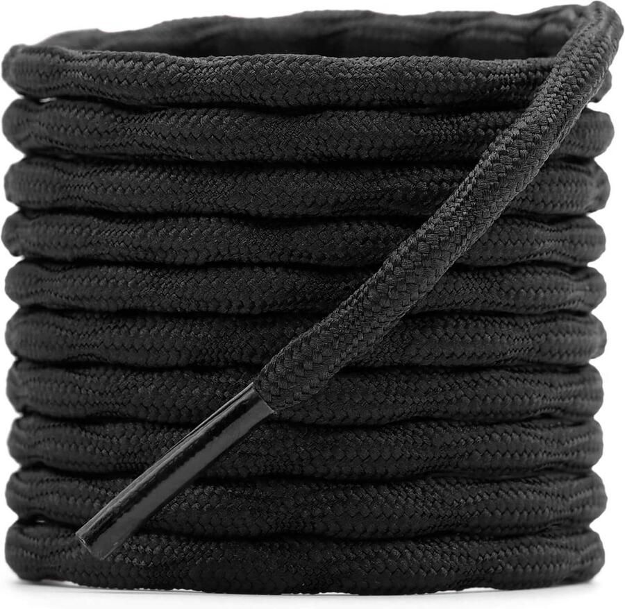 2 Paar Ronde Golvende Antislip Veters voor Wandelschoenen en Klimschoenen Heavy Duty & Duurzaam