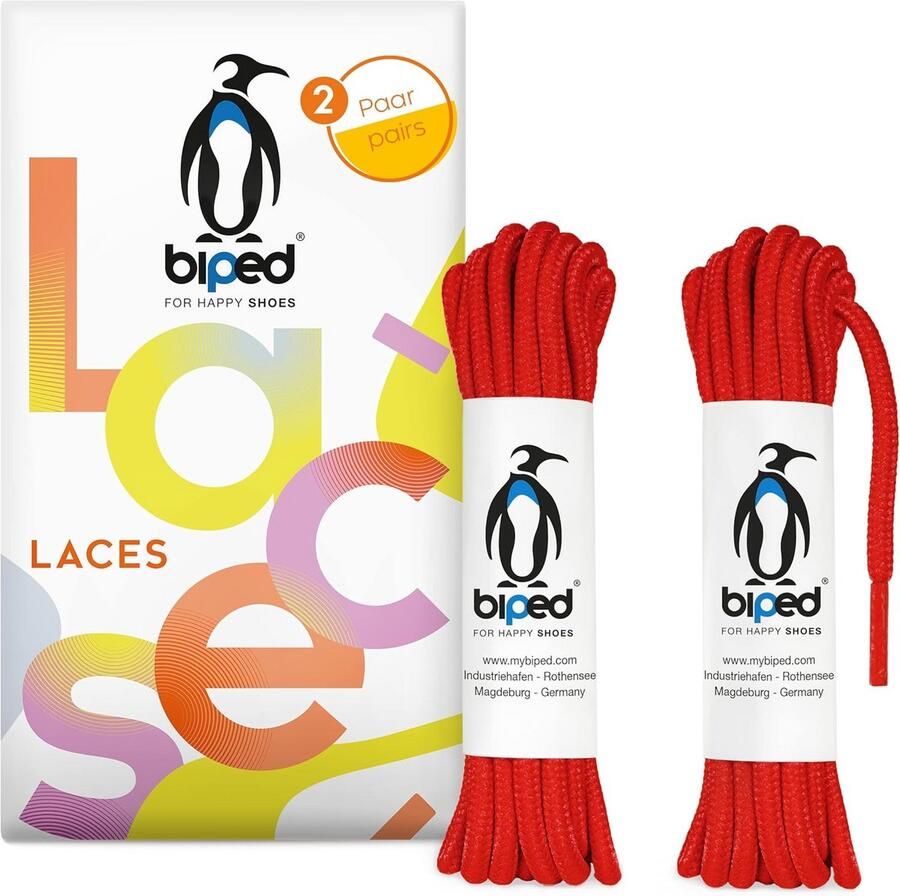 2 Paar Ronde Scheurvaste Schoenveters 4mm Polyester Geschikt voor Sneakers Laarzen en Leren Schoenen
