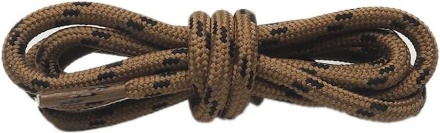 2 Paar Ronde Scheurvaste Schoenveters van Polyester voor Wandelschoenen en Werkschoenen