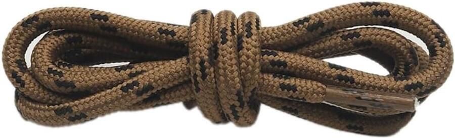 2 Paar Ronde Scheurvaste Schoenveters van Polyester voor Wandelschoenen en Werkschoenen