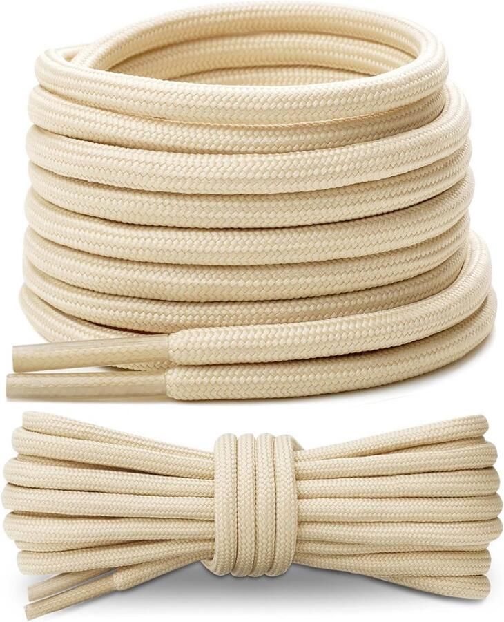 2 Paar Ronde Schoenenveters voor Sport- en Wandelschoenen Duurzaam en Scheurbestendig