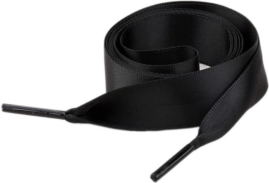 2 Paar Satijnen Veters Universele Platte Veters Scheurvaste Veters voor Casual Schoenen Vervangingsveters voor Unisex Lang Ideaal voor Canvas Schoenen en Sneakers