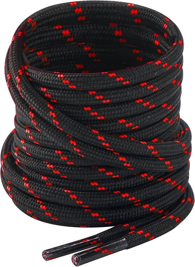 2 Paar Sterke Ronde Laarsveters 4.5mm Dikte voor Werklaarzen & Wandelschoenen