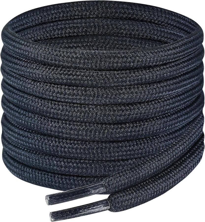 2 Paar Sterke Ronde Schoenveters voor Werkschoenen Wandelschoenen en Sneakers Extra Dik en Duurzaam