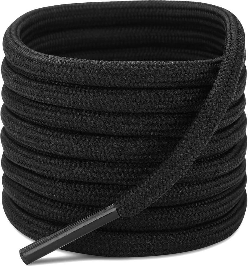 2 Paar Sterke Ronde Veters voor Wandelschoenen en Werkschoenen 4.5mm