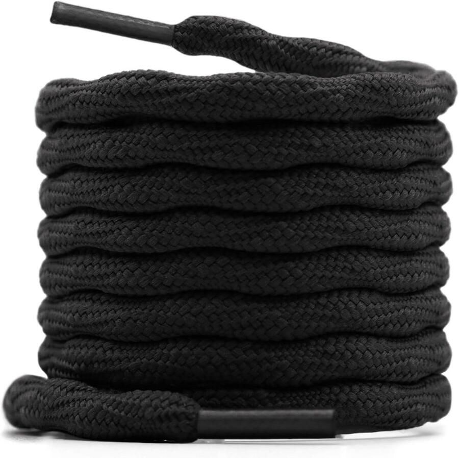 2 Paar Sterke Ronde Werklaars Veters Antislip en Duurzaam voor Wandelschoenen