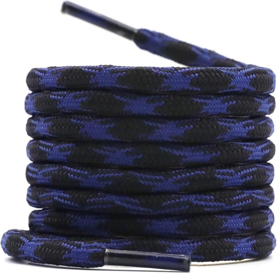 2 Paar Sterke Ronde Werklaars Veters Golfprofiel Antislip voor Wandelschoenen en Veiligheidslaarzen