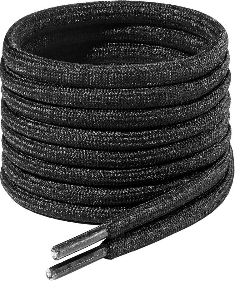 2 Paar Sterke Ronde Werkschoenveters voor Wandelschoenen Sneakers en Veiligheidslaarzen