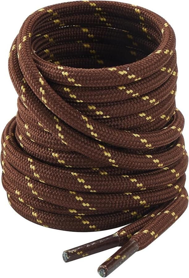 2 Paar Stevige Ronde Laarsveters 4.5mm voor Werklaarzen Wandelschoenen en Veiligheidsschoenen