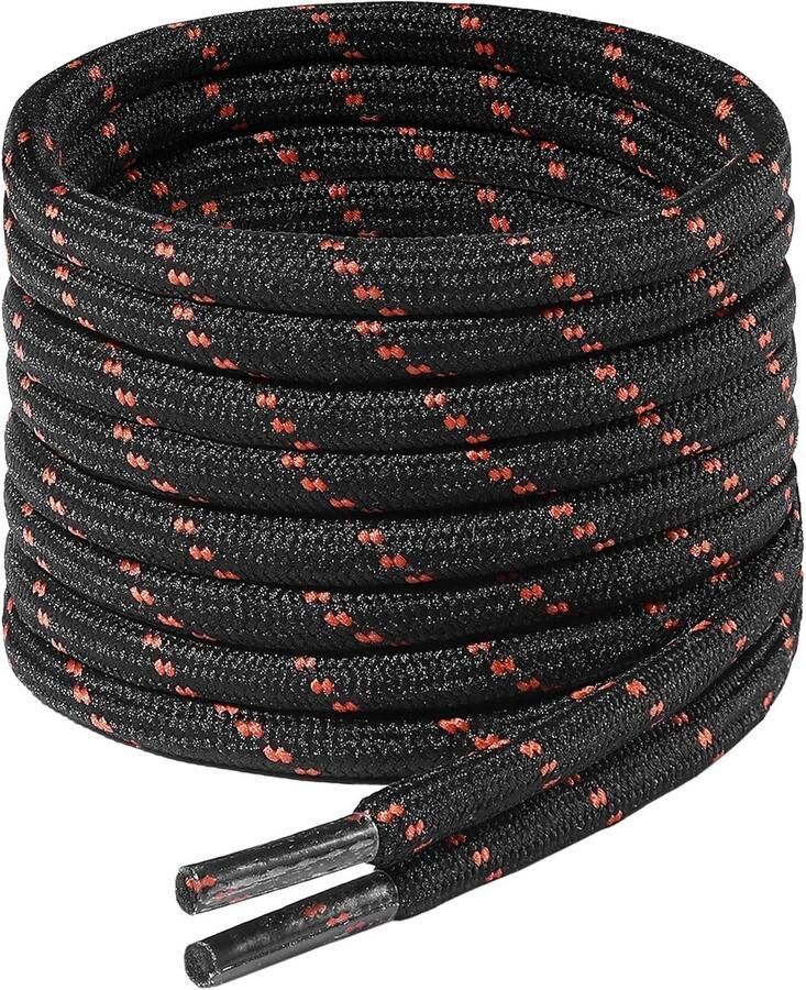 2 Paar Sterke Ronde Werkschoenveters voor Laarzen en Sneakers Dik en Duurzaam