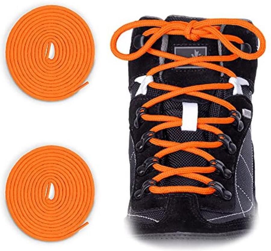 2 paar stevige trekkingveters voor wandelschoenen en outdoorschoenen