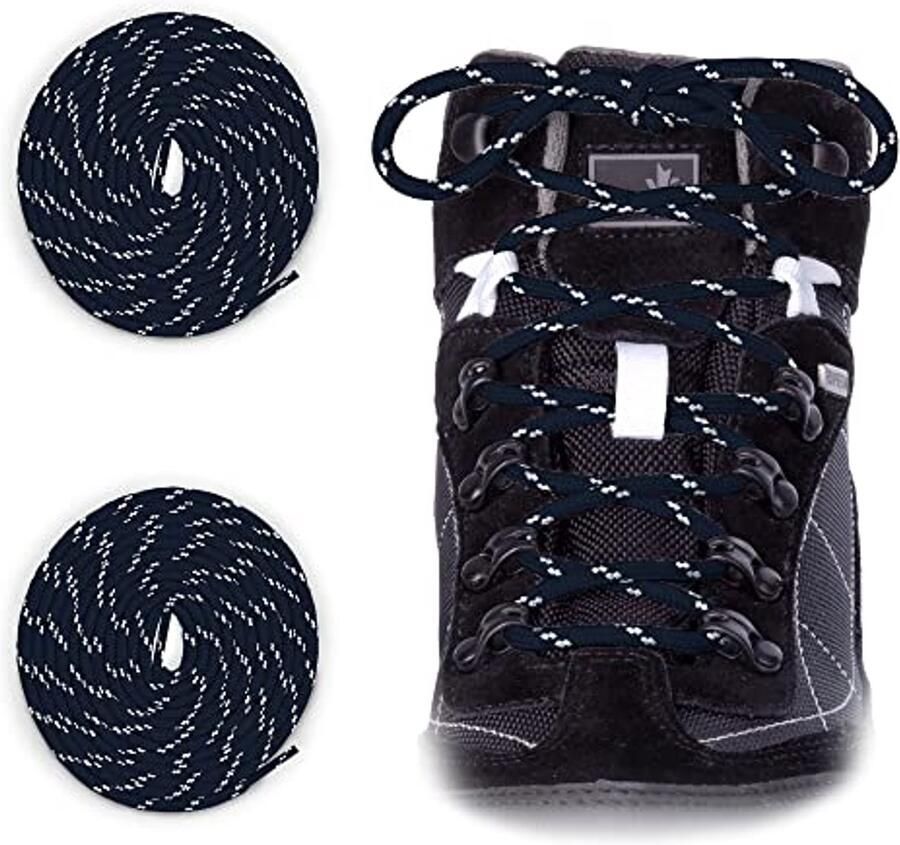 2 paar trekking veters sterke en robuuste veters voor wandelschoenen outdoorschoenen en werkschoenen