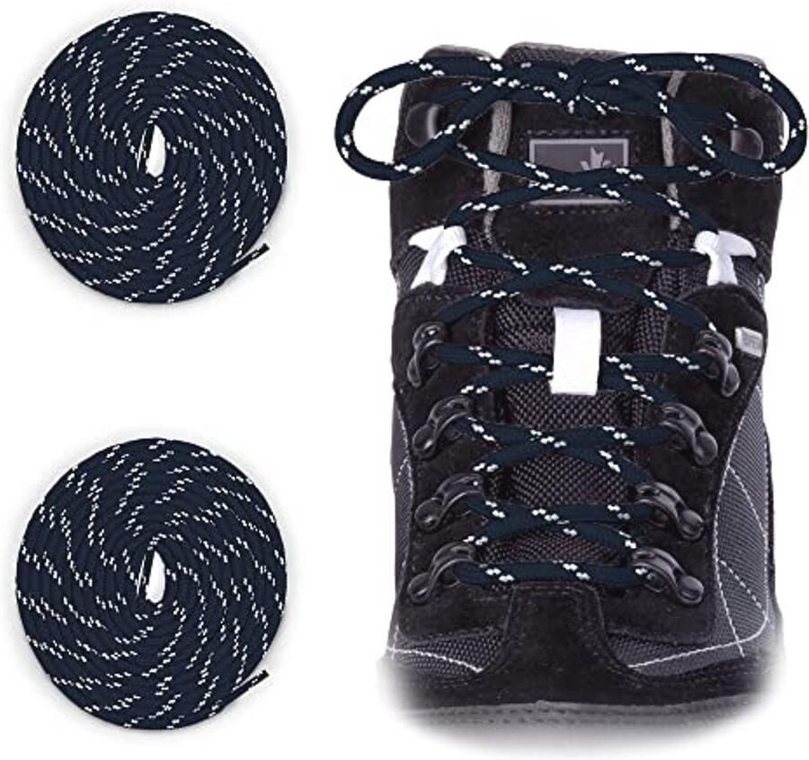 2 paar trekking veters sterke en robuuste veters voor wandelschoenen outdoorschoenen en werkschoenen