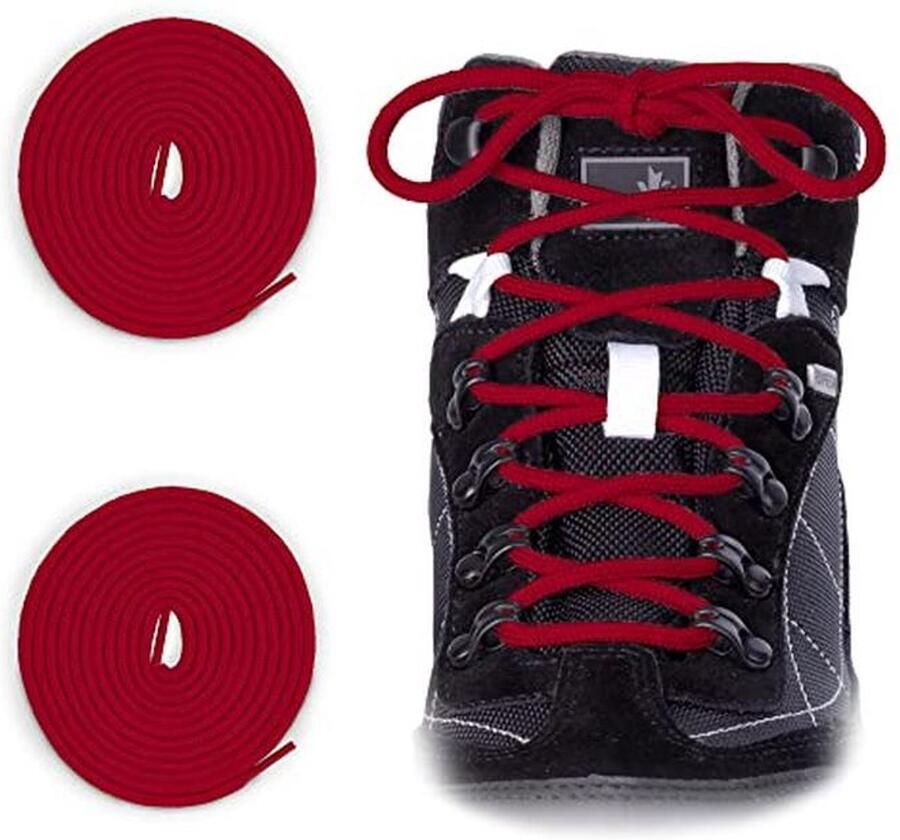 2 paar trekkingveters voor wandelschoenen en outdoorschoenen sterke en robuuste kwaliteit