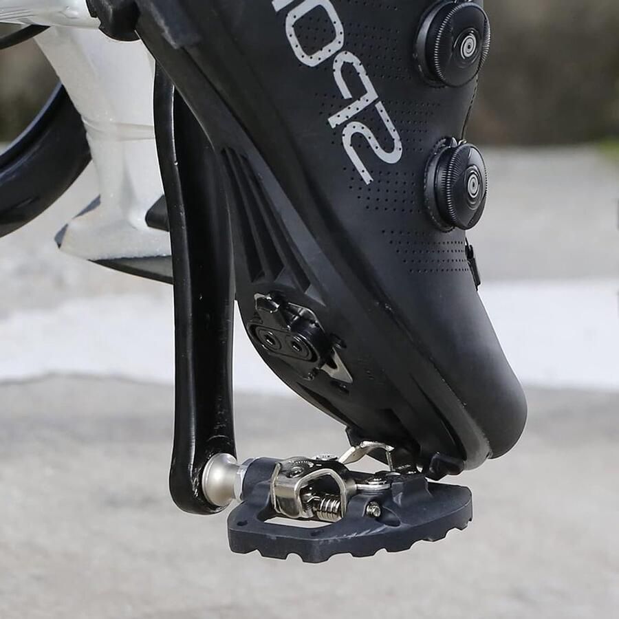 2-Pack Fietsschoenen Met 2-Hole Ontwerp SPD Compatibele Fietskleppen Antislip Voor Mountainbike en Indoor Cycling